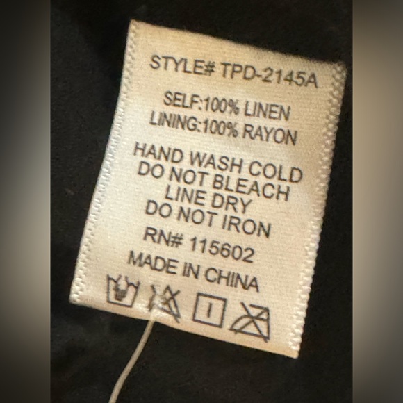 Skylar + Madison Womens Mini Strapless Tiered Linen dress NEW - Picture 3 of 5